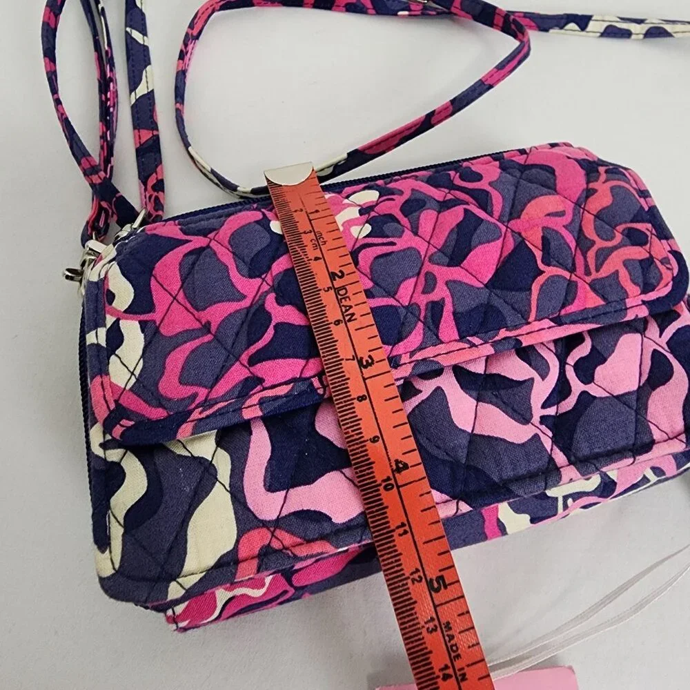 Vera Bradley All In One Crossbody Travel Wallet Katalina Pink NWT Limtd Edition - Picture 8 of 12